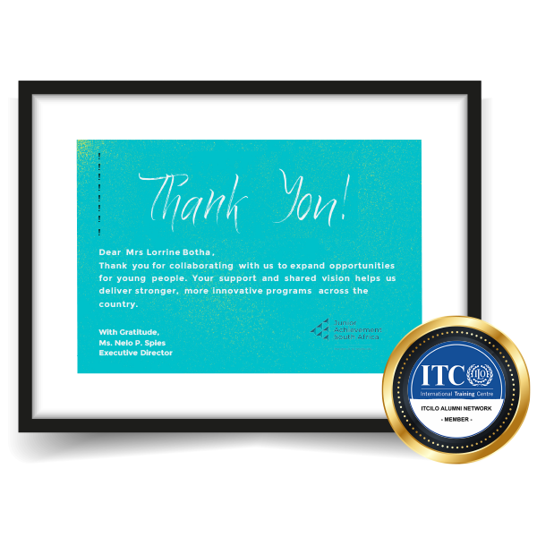 ITC Award Recognition for SME Growth SA